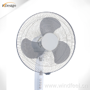 Household cheap price 16 inch energy saving pedestal fan decorative noiseless 450mm cross base pedestal fans